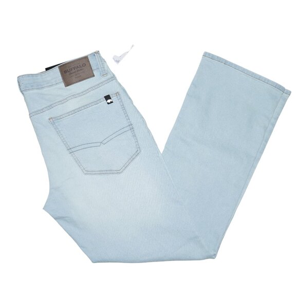 Buffalo David Bitton King Slim Bootcut Jeans Men's Size 34x30 Light Wash Denim - Picture 9 of 9